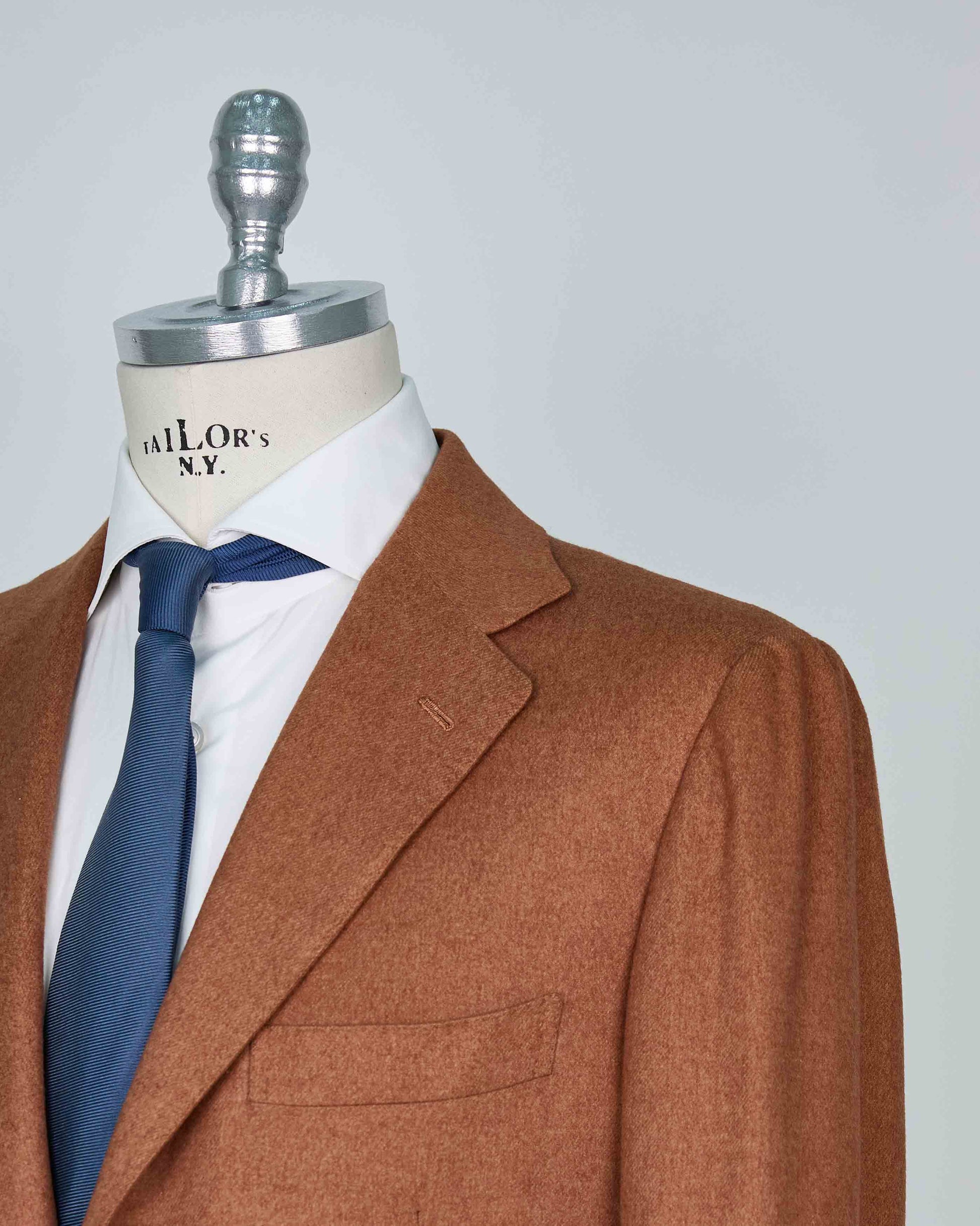 Kiton Brown Blazer Cashmere Silk Blazer