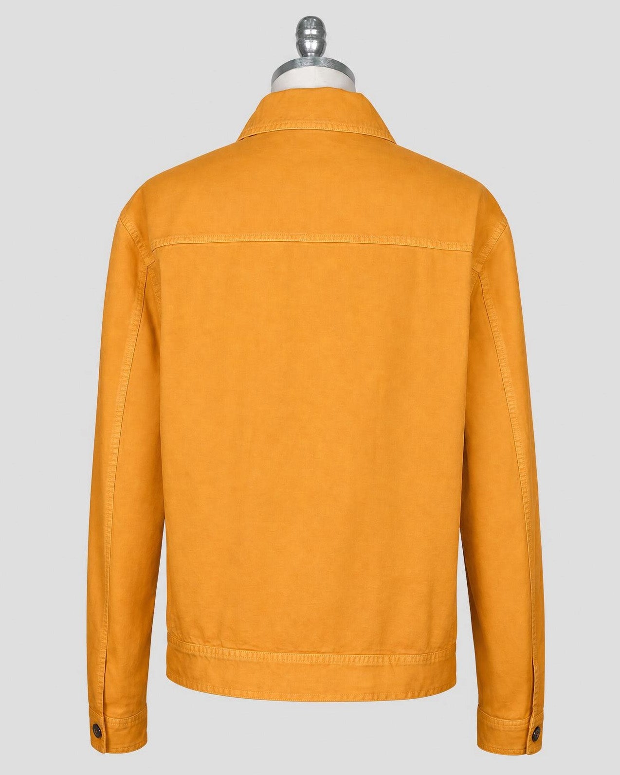 Kiton Orange Cotton Coat