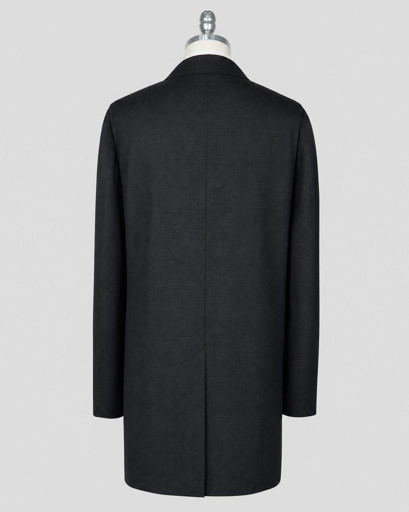 Kiton Gray Vrigin Wool Pa Ea Ovecoat