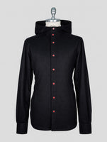 Kiton Black Cashmere Mariano Shirt