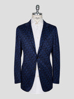 Kiton Knt Blue Cashmere Pa Blazer