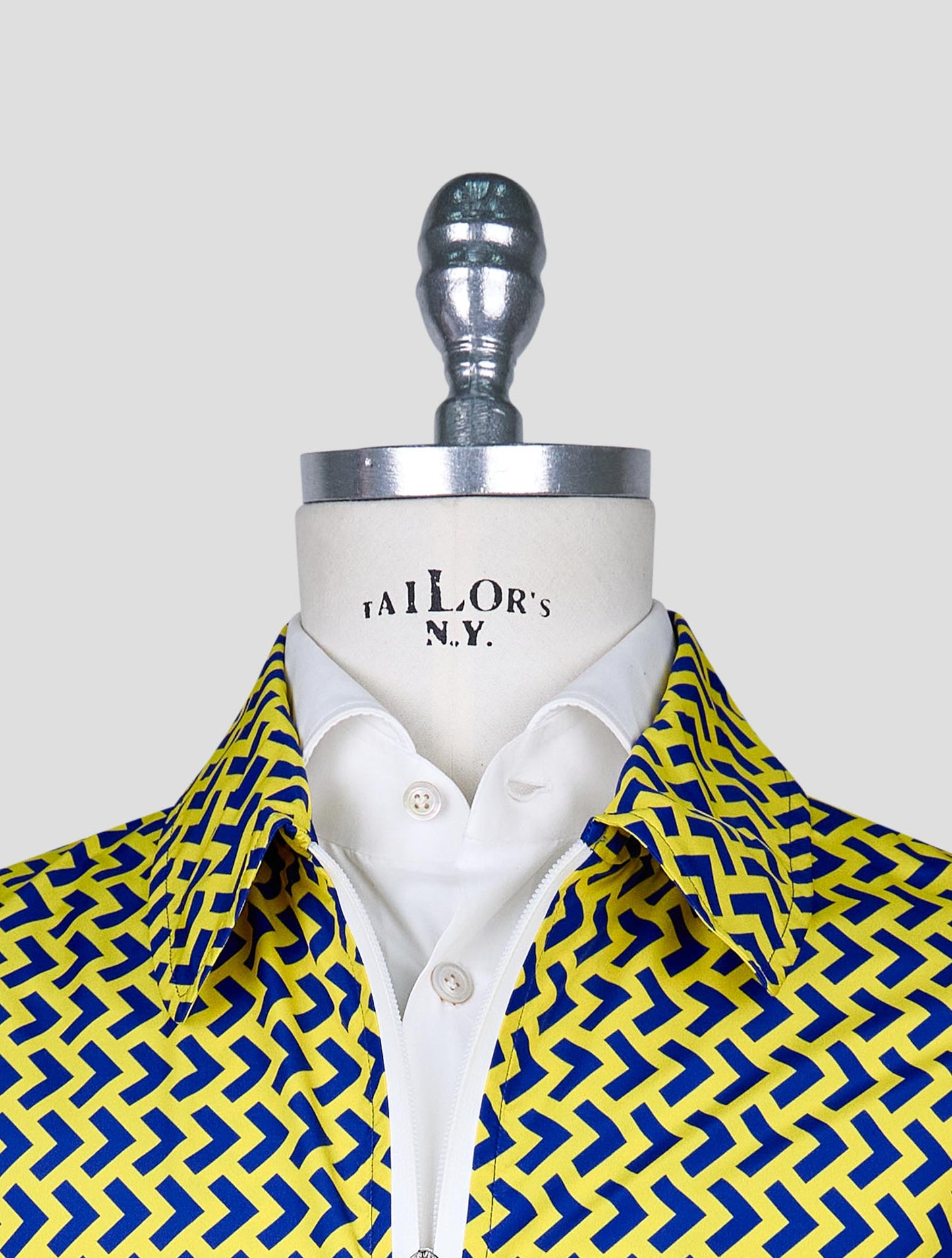 Kiton Yellow Blue Pl Coat
