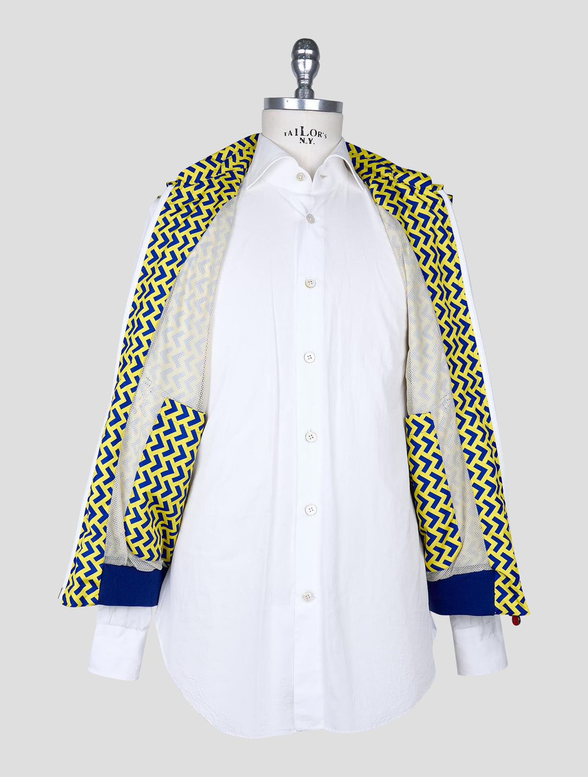 Kiton Yellow Blue Pl Coat