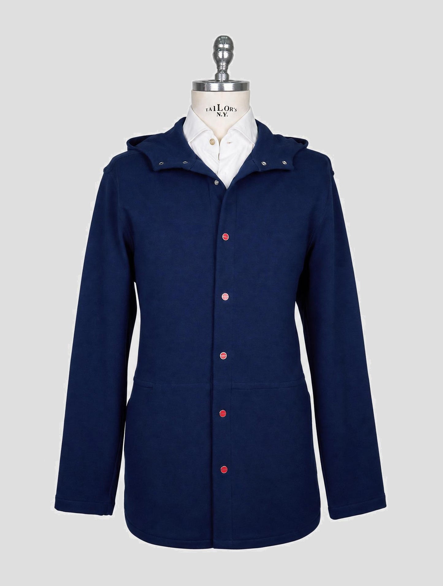 Kiton Blue Cotton Ea Peter Shirt