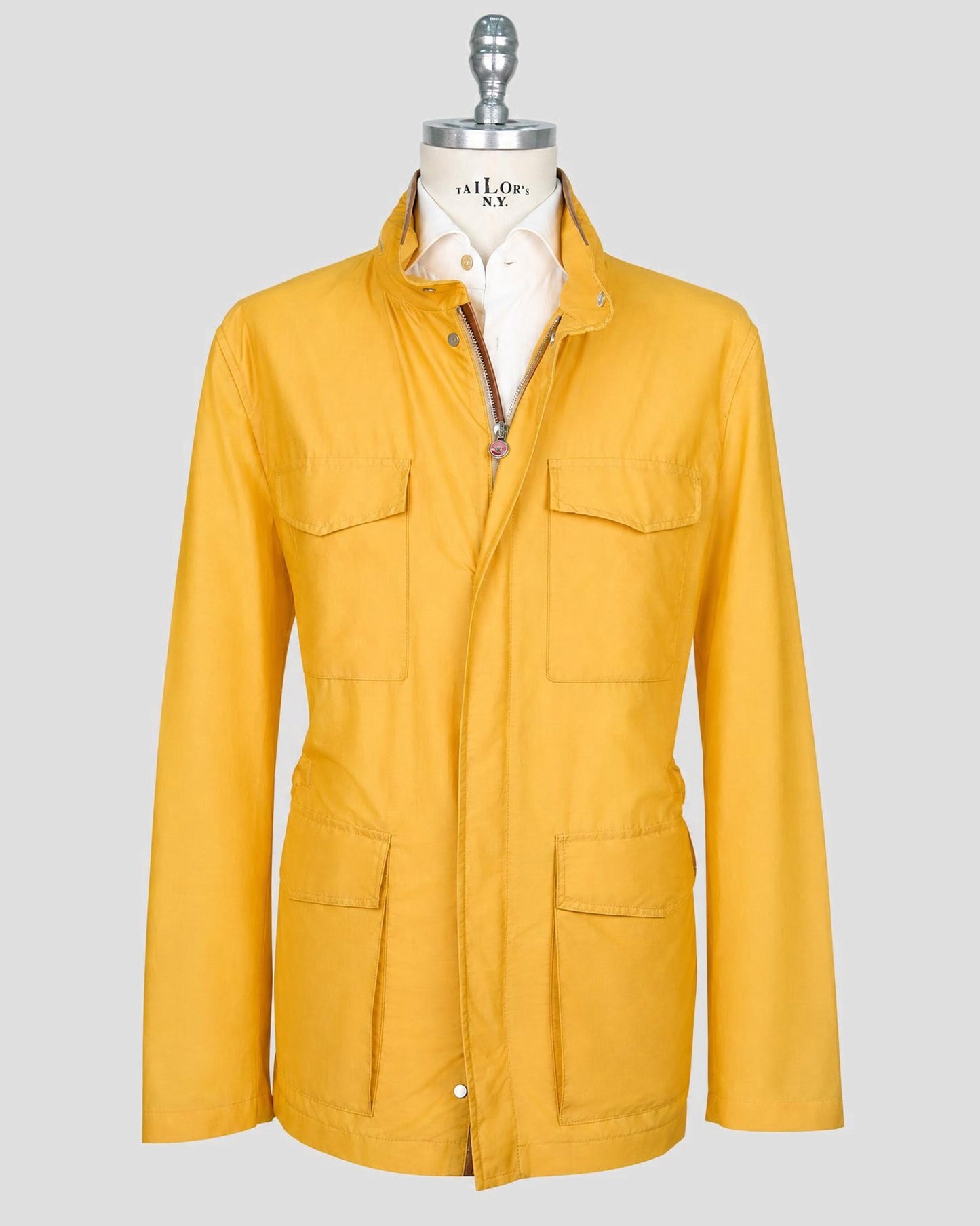 Kiton Yellow Silk Coat