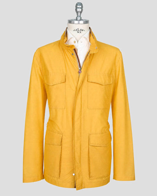 Kiton Yellow Silk Coat