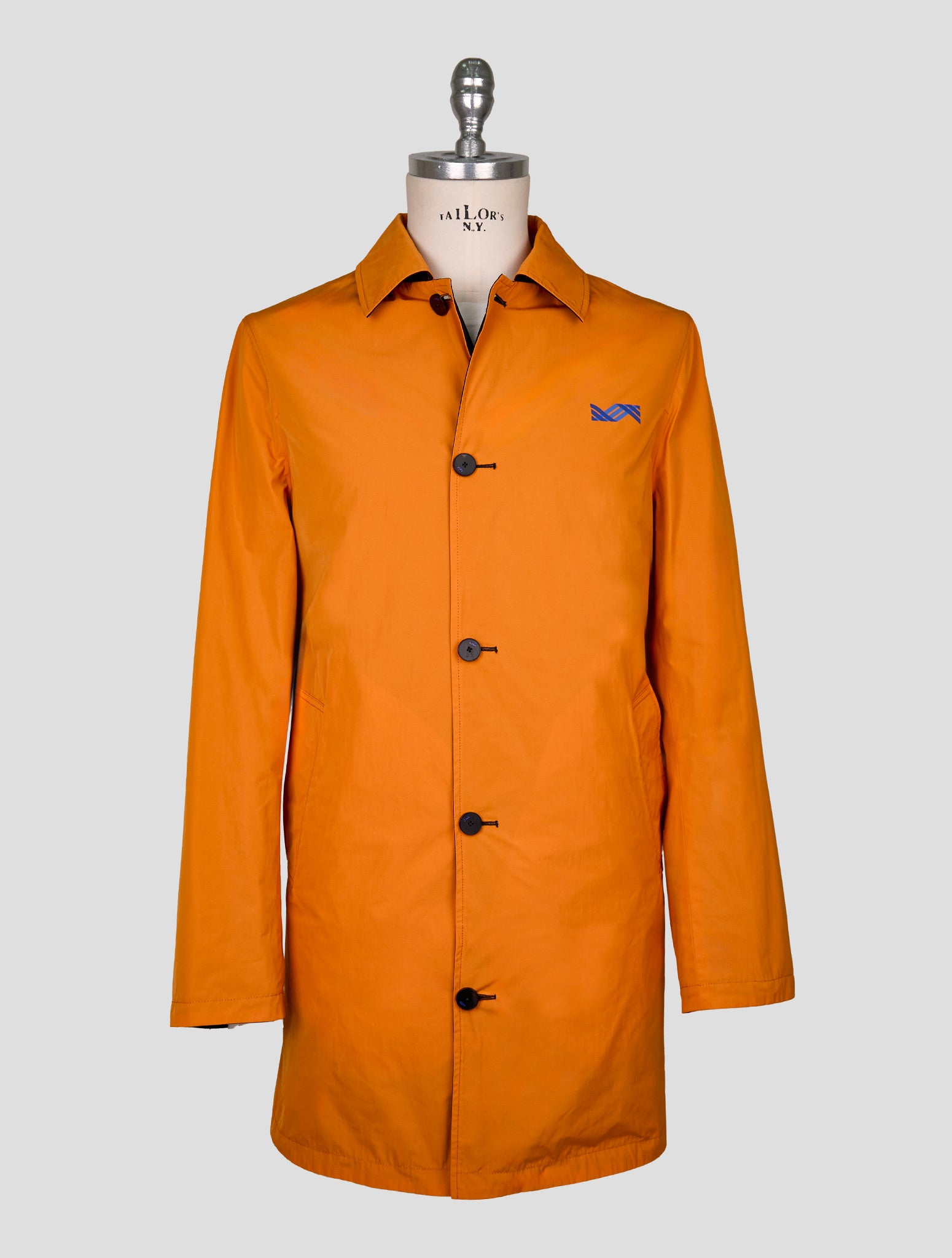 Kiton Orange Pl Overcoat
