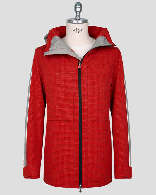 Kiton Red Pa Overcoat