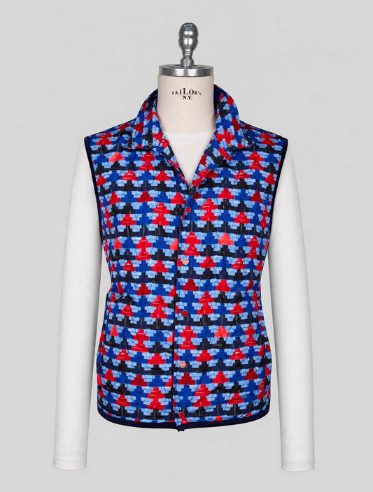 Kiton Multicolor Pl Gilet Coat
