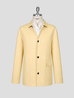 Kiton Yellow Cashmere Silk Coat
