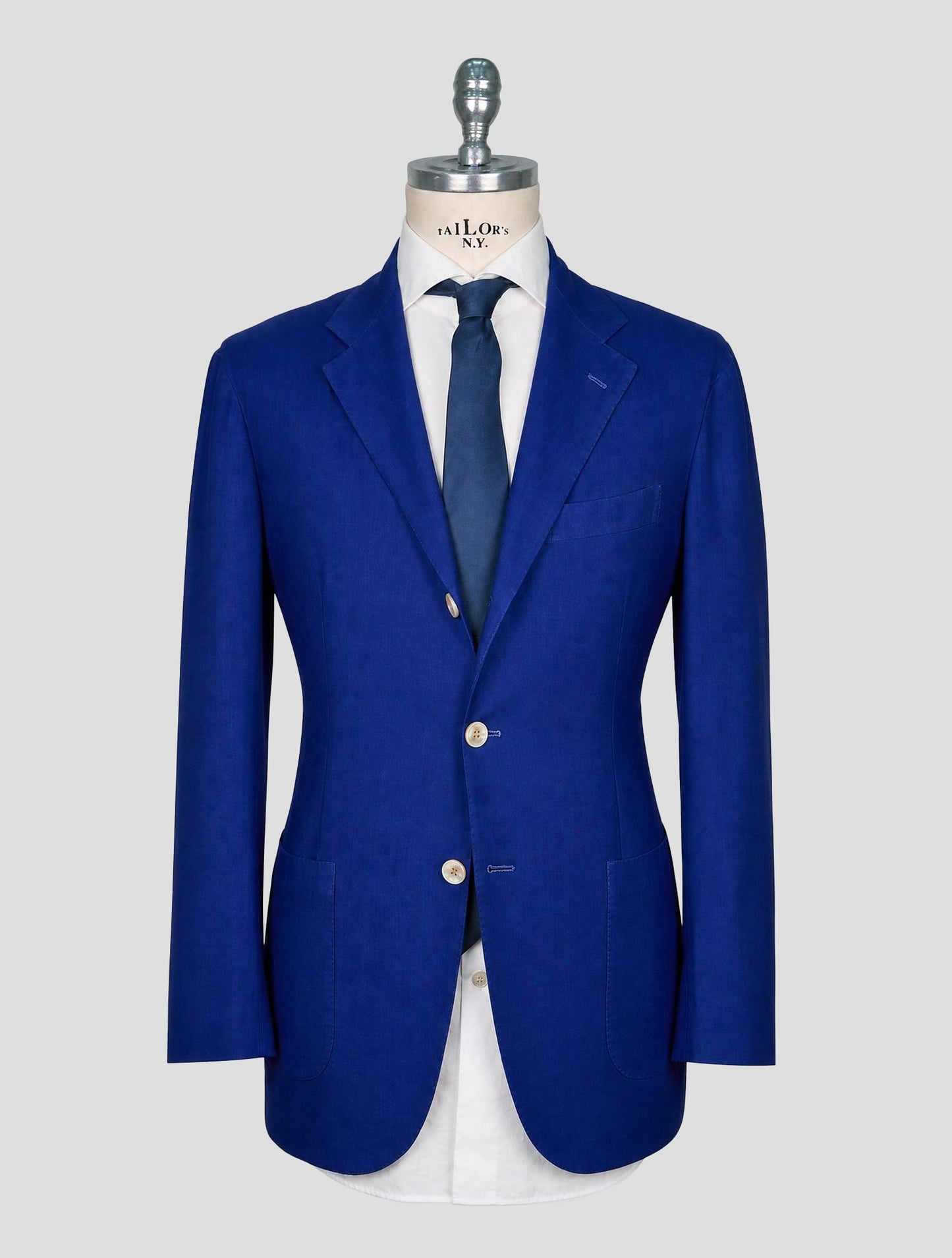 Kiton Blue Cashmere Blazer