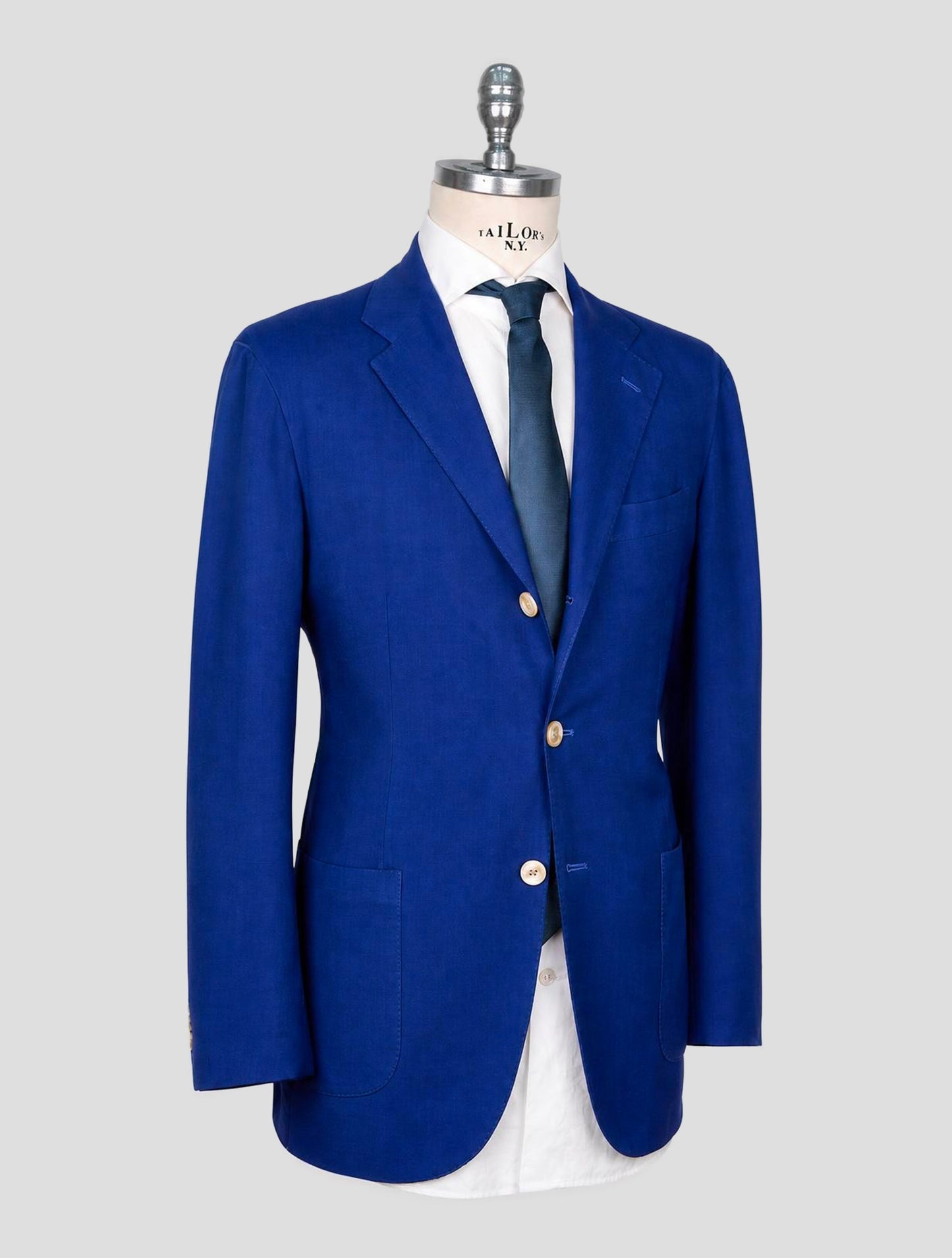 Kiton Blue Cashmere Blazer