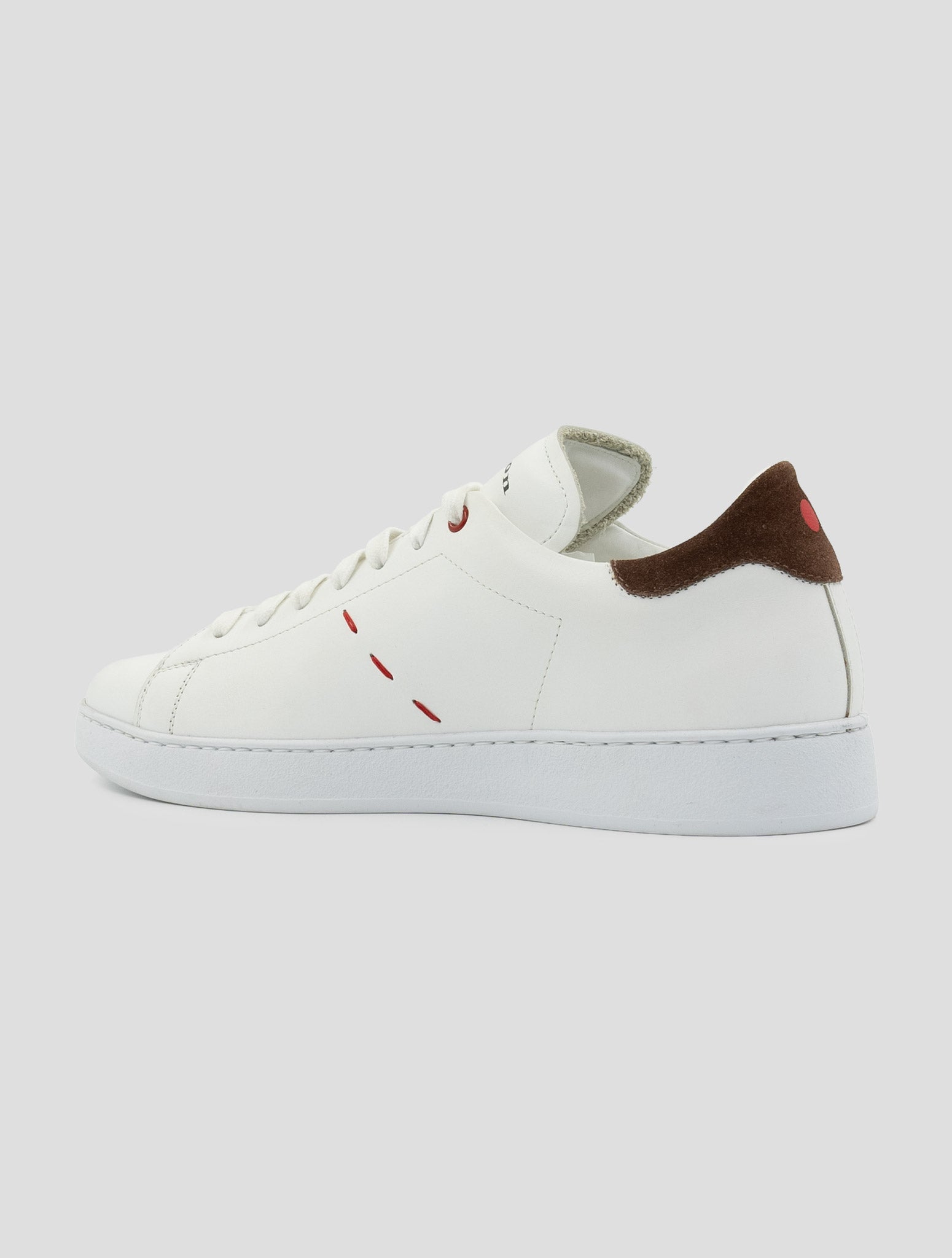 Kiton White Leather Sneakers