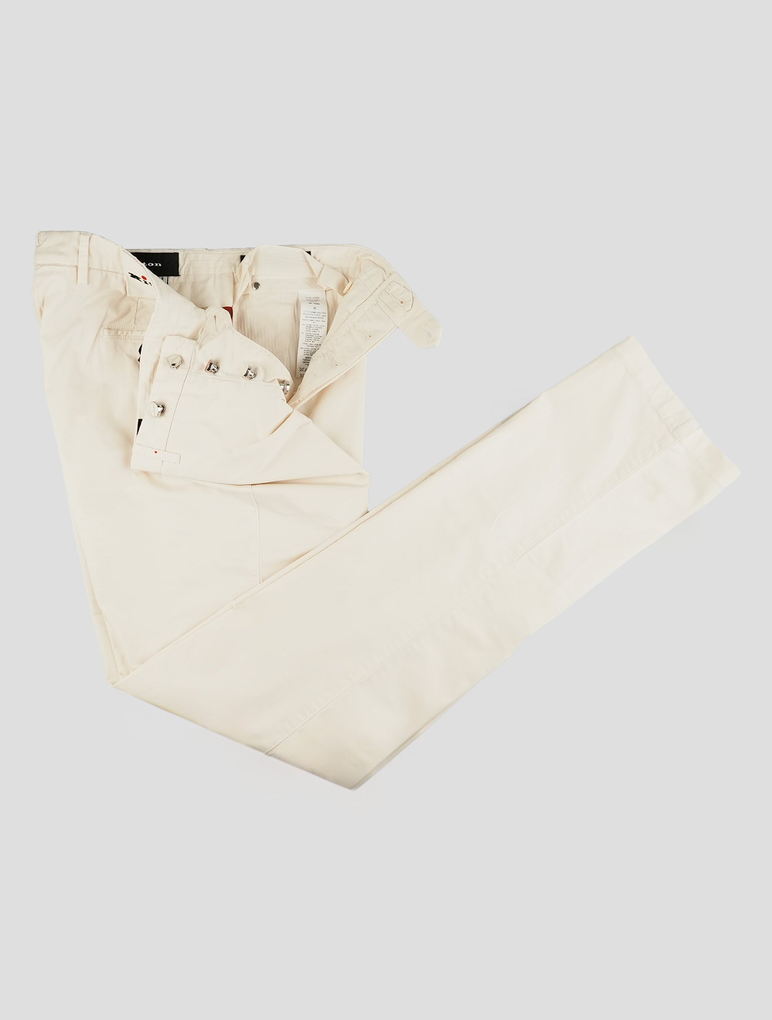 Kiton Beige Cotton Ea Pants
