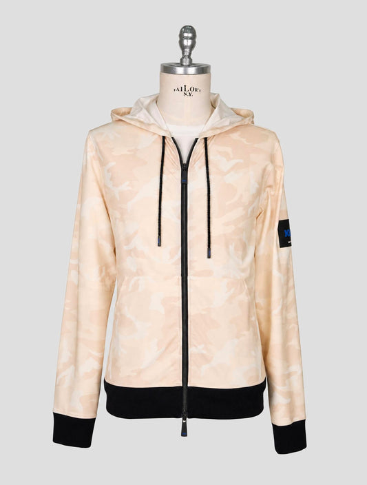 Kiton Knt Beige Pa Ea Sweater Full Zip