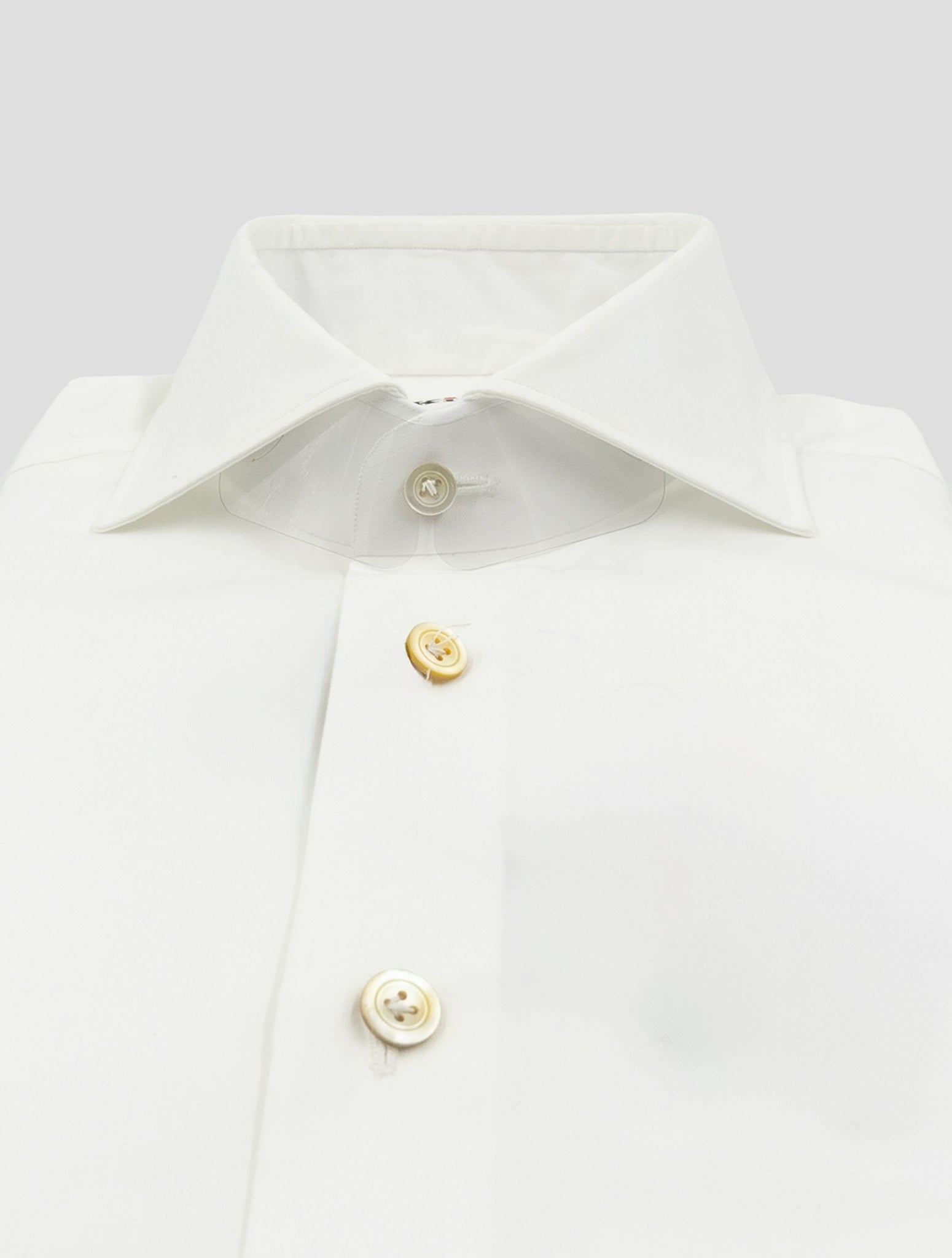 Kiton White Cotton Shirt