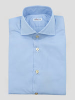 Kiton Light Blue Cotton Shirt