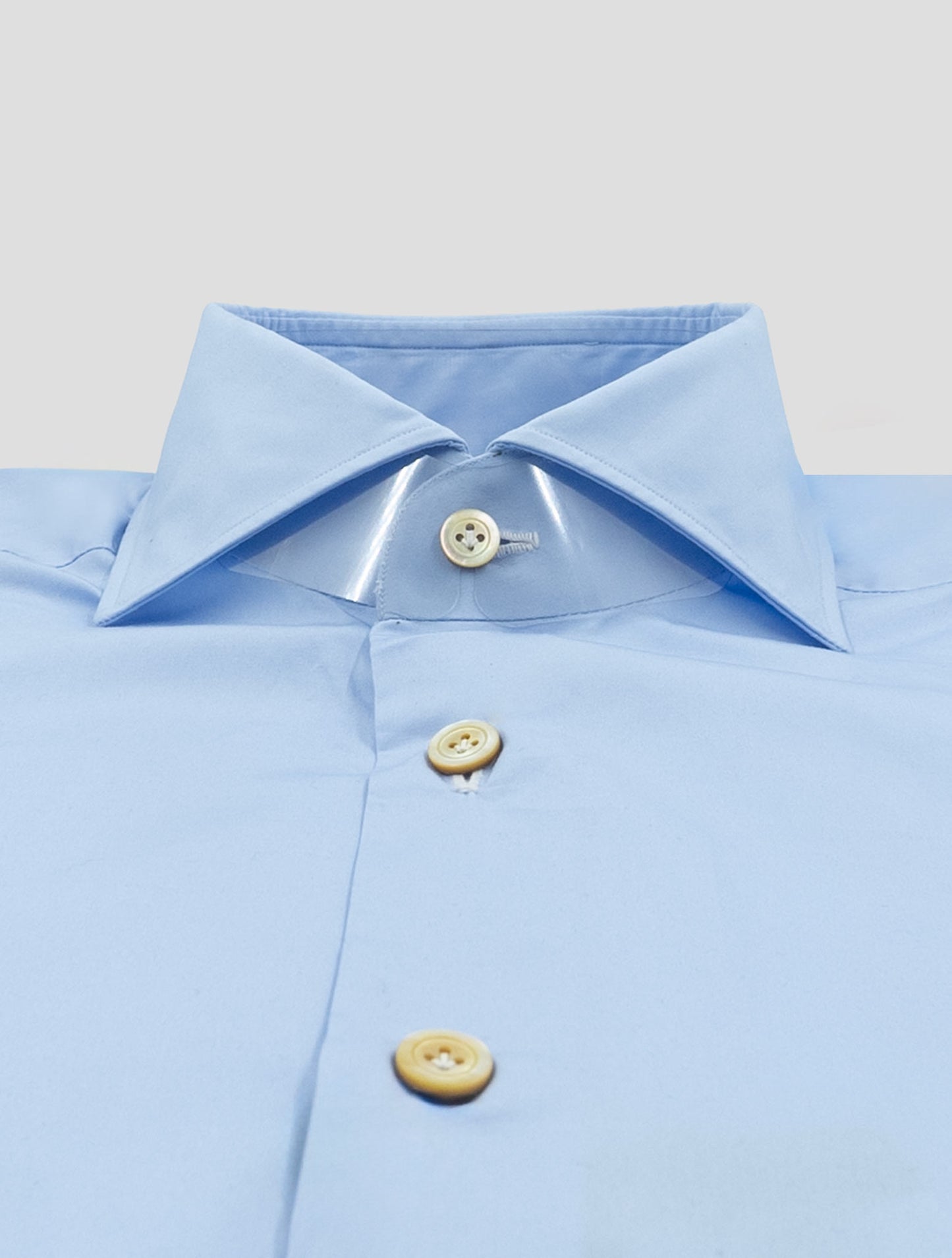 Kiton Light Blue Cotton Shirt