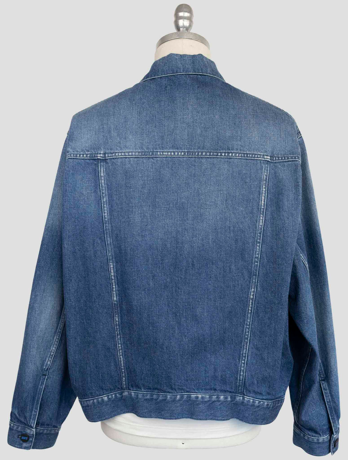 Kiton Knt Denim Cotton Ea Coat