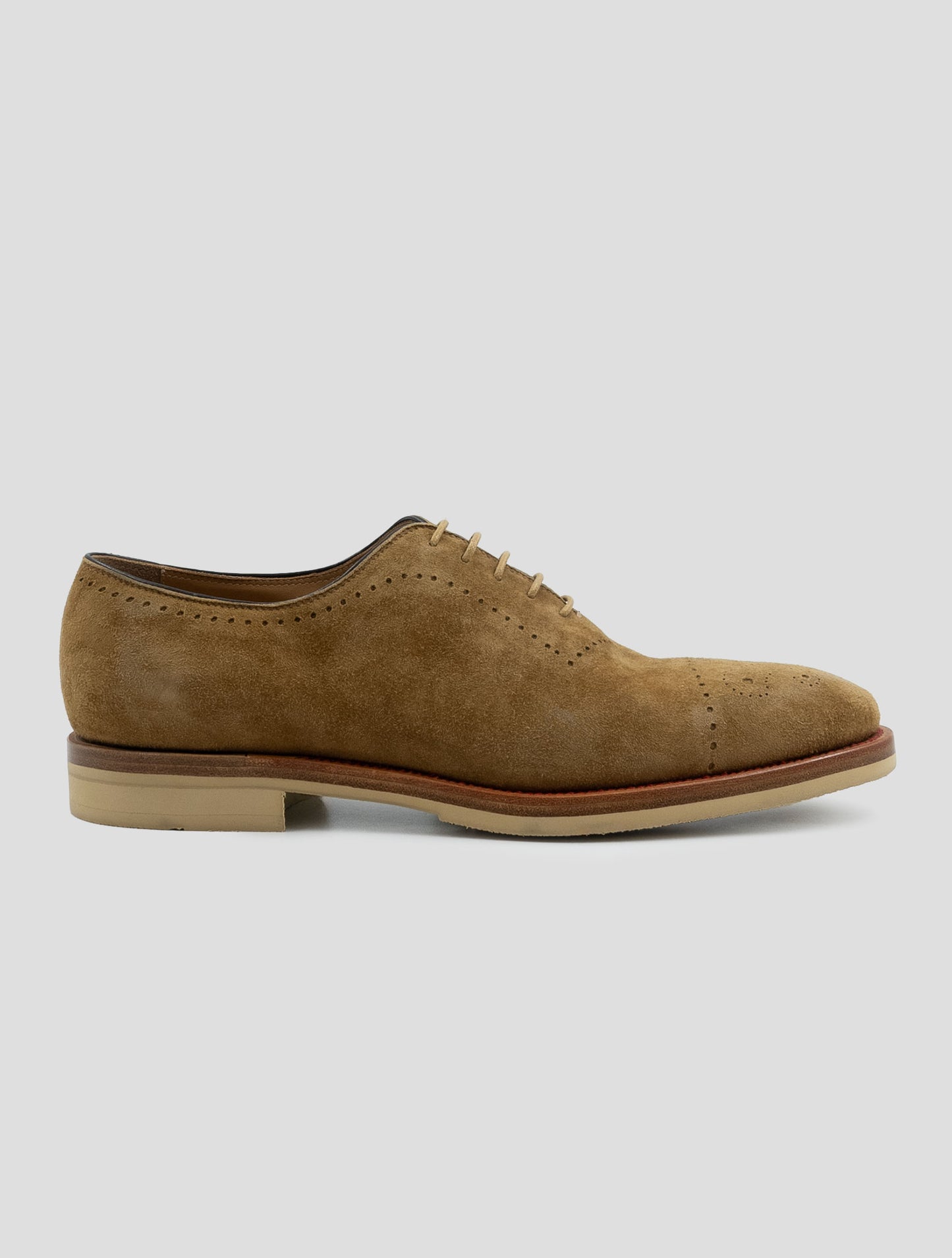 Kiton Brown Leather Suede Shoes