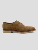 Kiton Brown Leather Suede Shoes