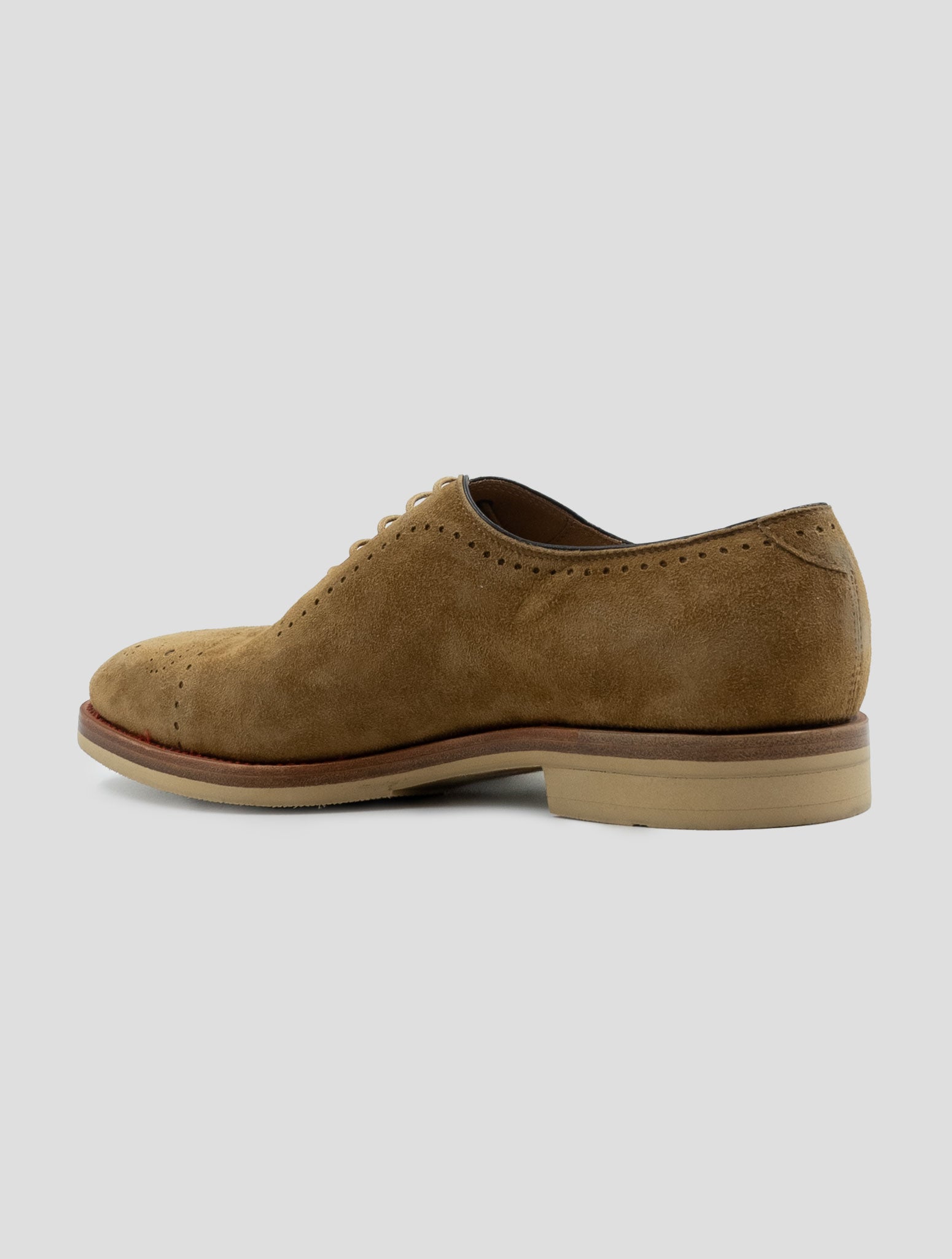Kiton Brown Leather Suede Shoes