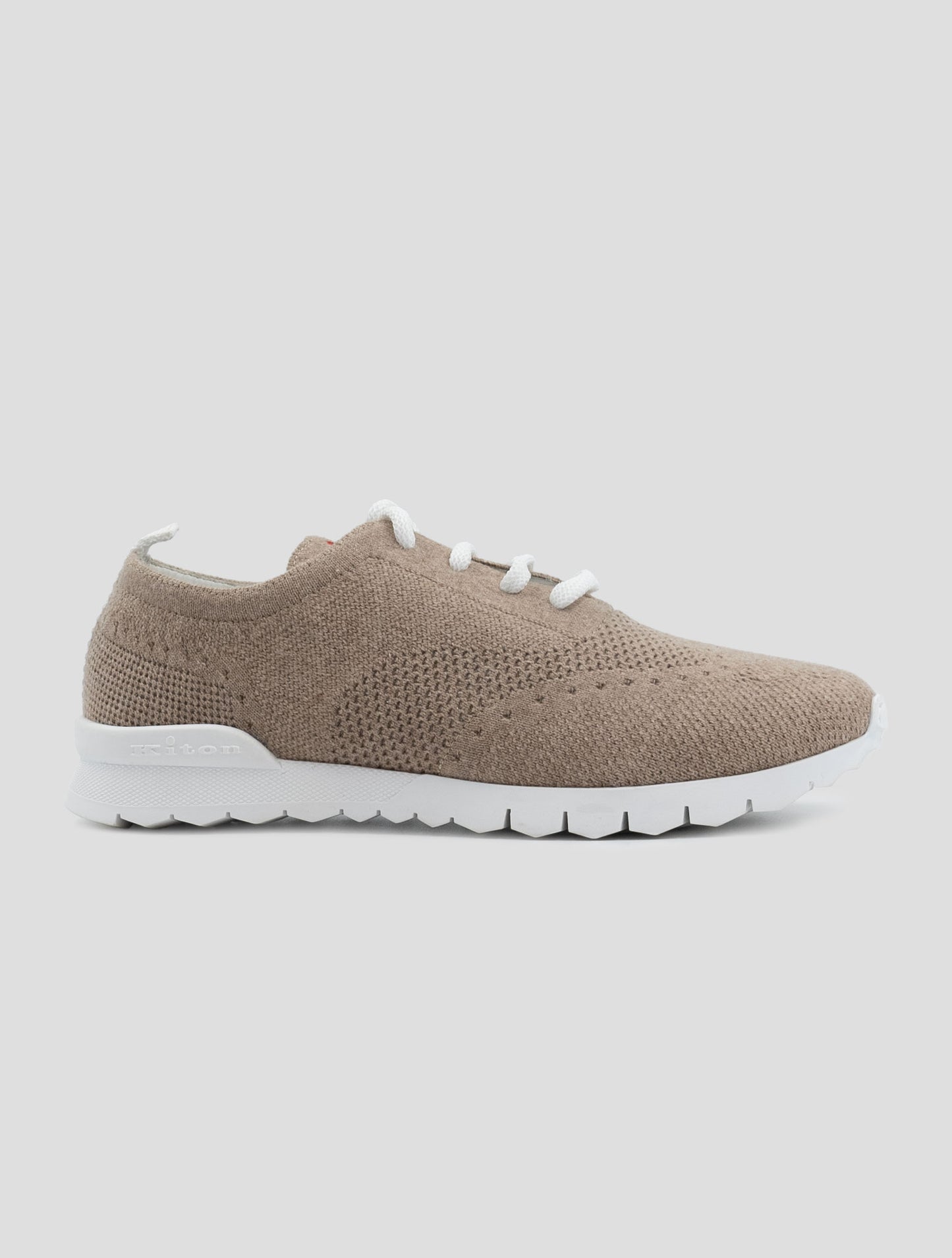 Kiton Brown Cashmere Pl Sneakers
