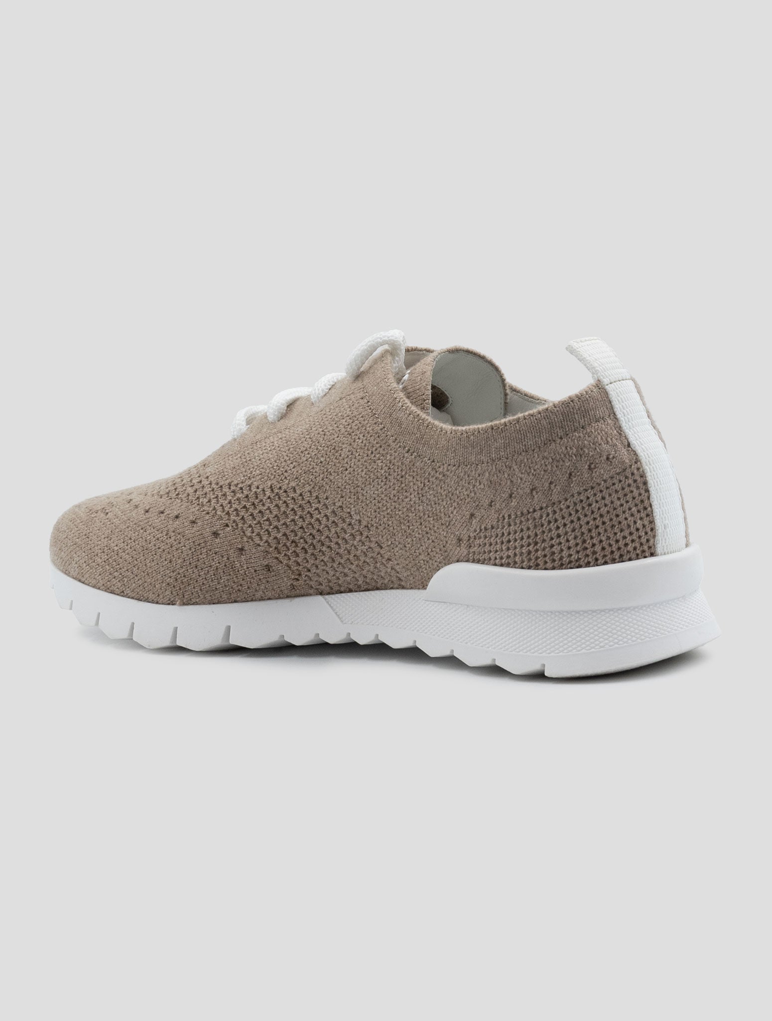 Kiton Brown Cashmere Pl Sneakers