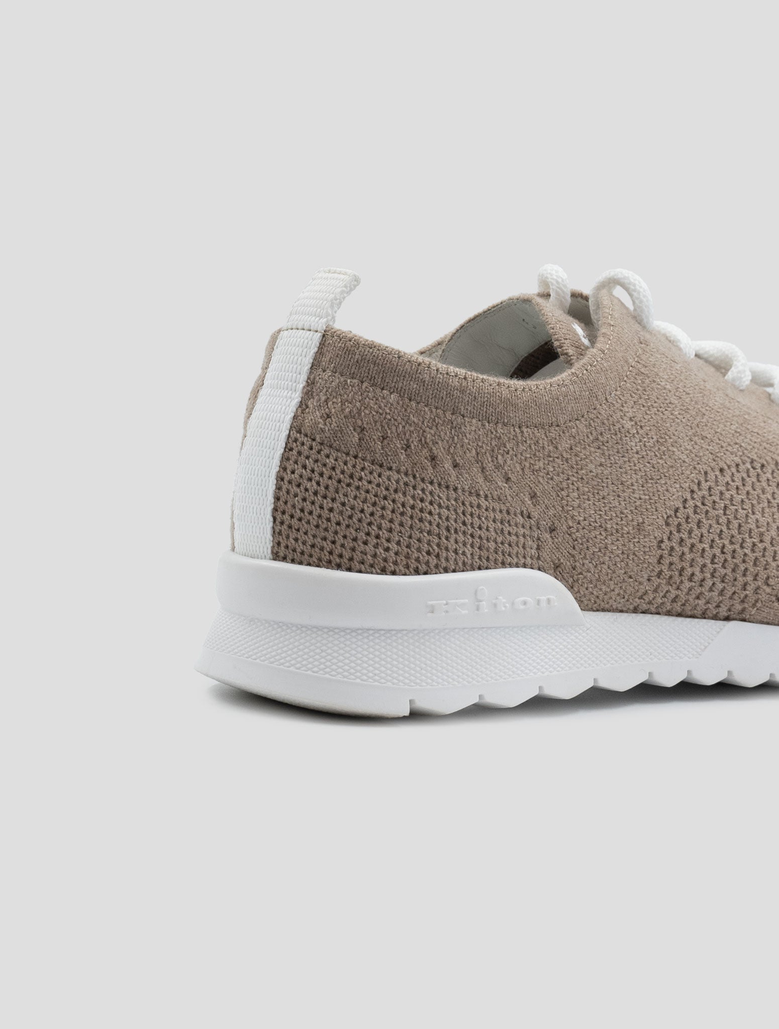 Kiton Brown Cashmere Pl Sneakers