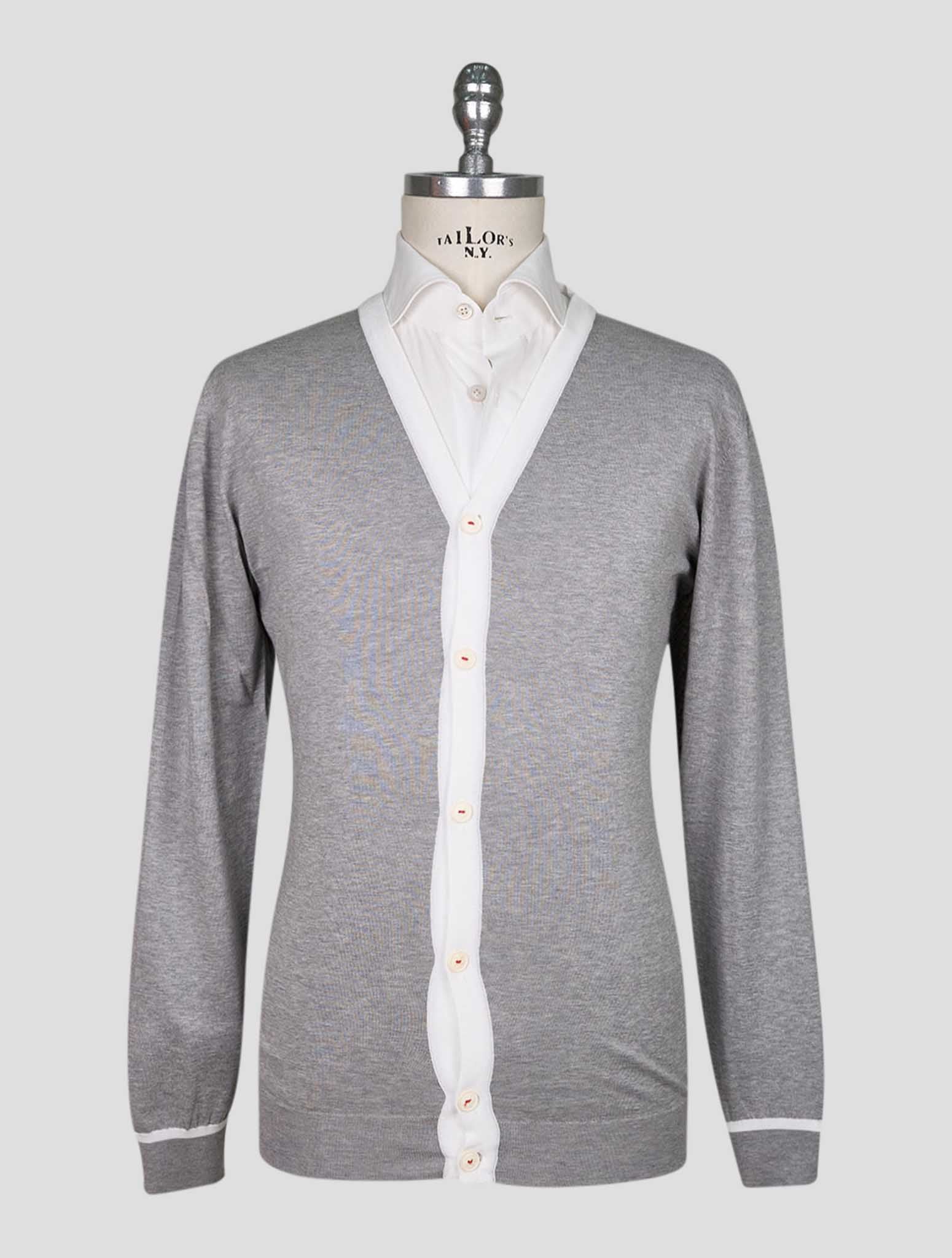Kiton Green Cashmere Gilet Cardigan
