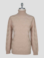 Kiton Beige Cashmere Sweater Turtleneck