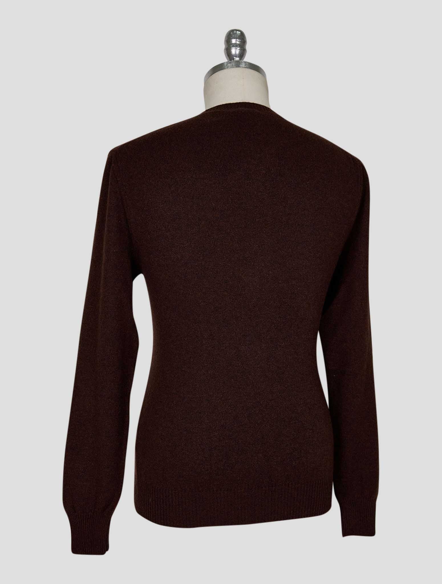 Kiton Brown Cashmere Sweater Crewneck