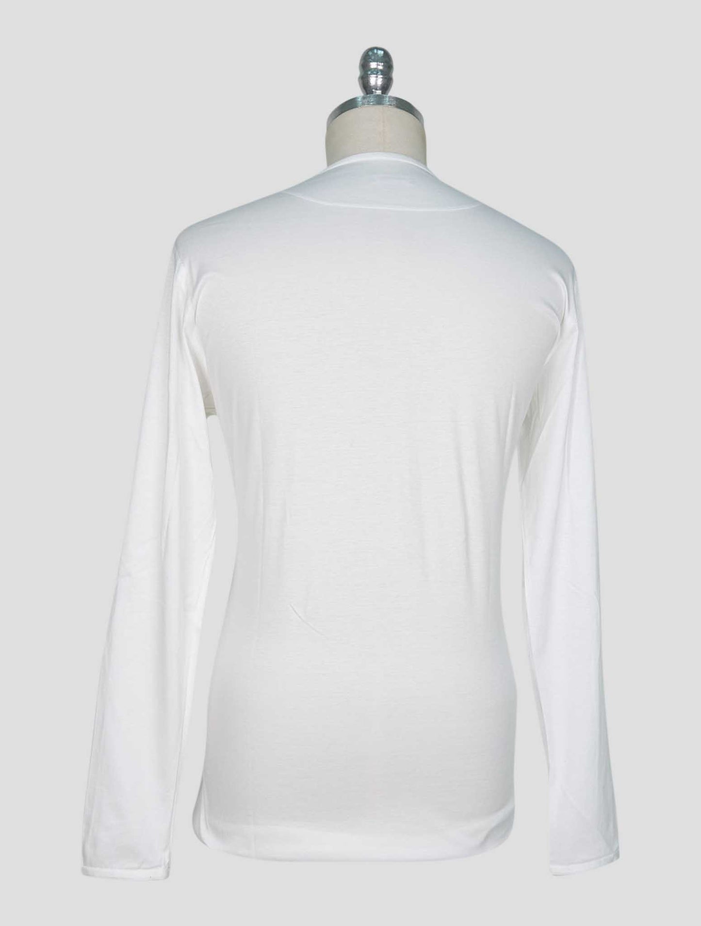 Kiton White Cotton Sweater Polo