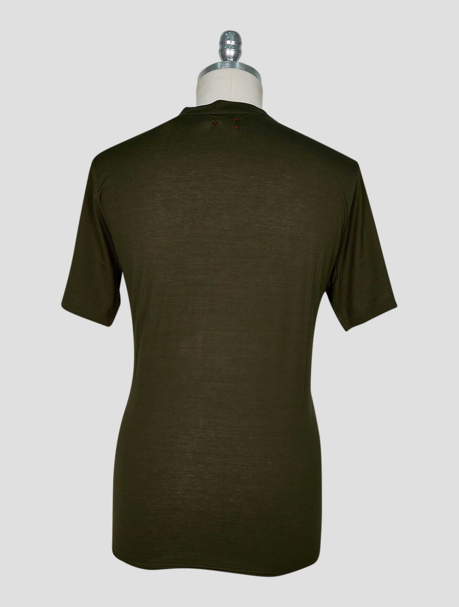 Kiton Green Cotton T-Shirt