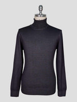 Kiton Gray Wool Sweater Turtleneck