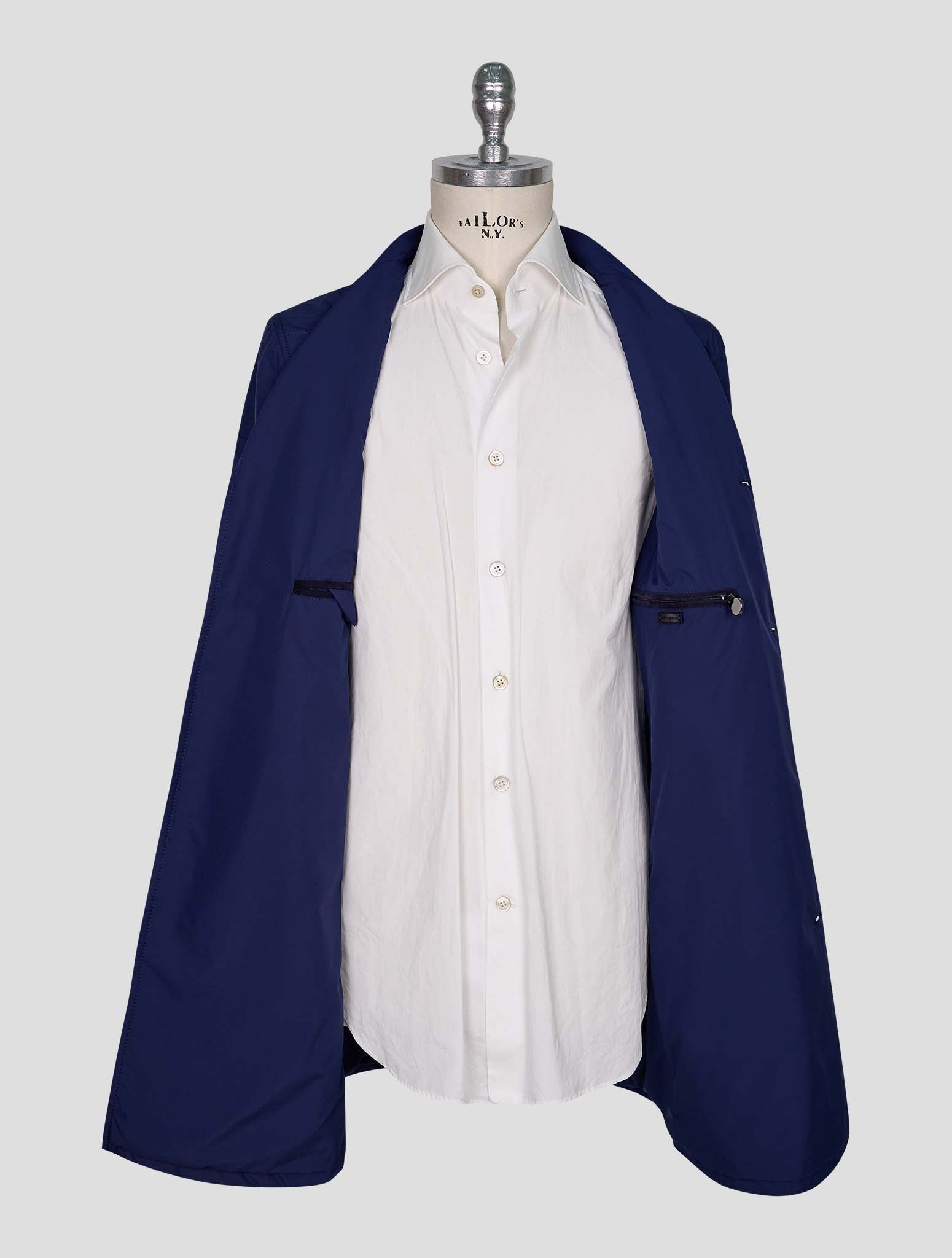 Kiton Blue Pl Travel Coat