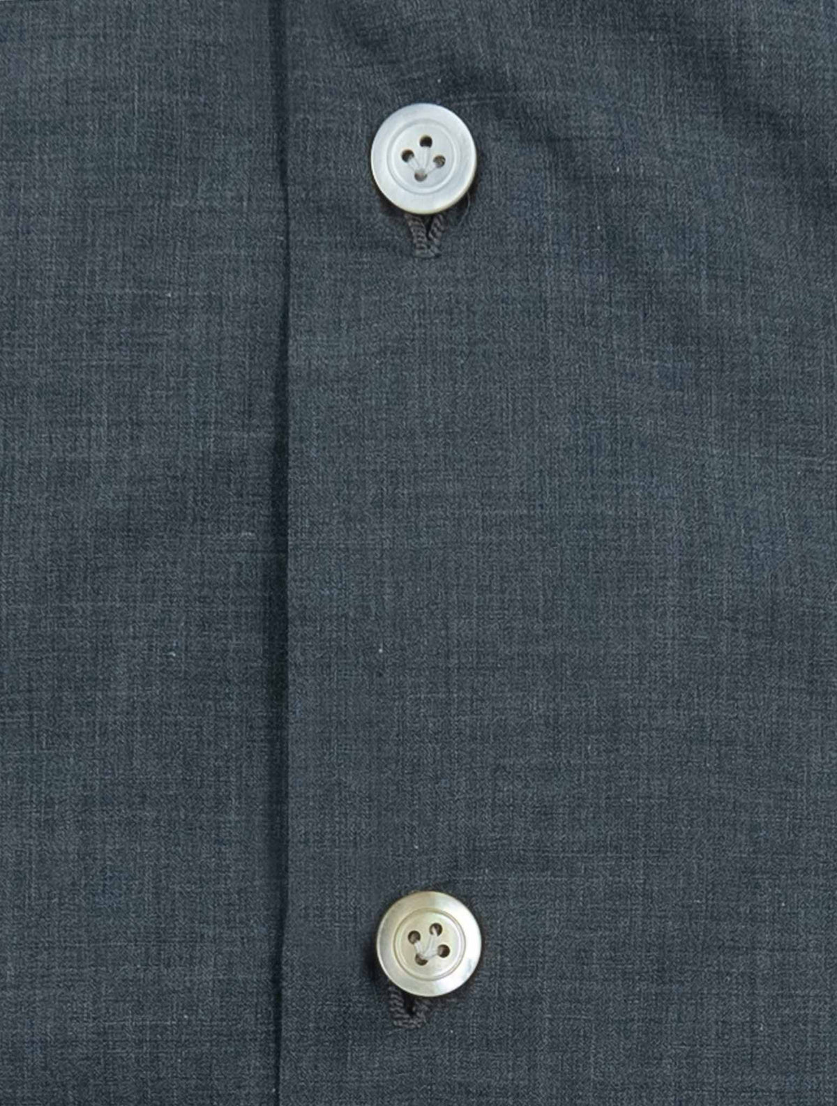 Kiton Gray Cotton Shirt