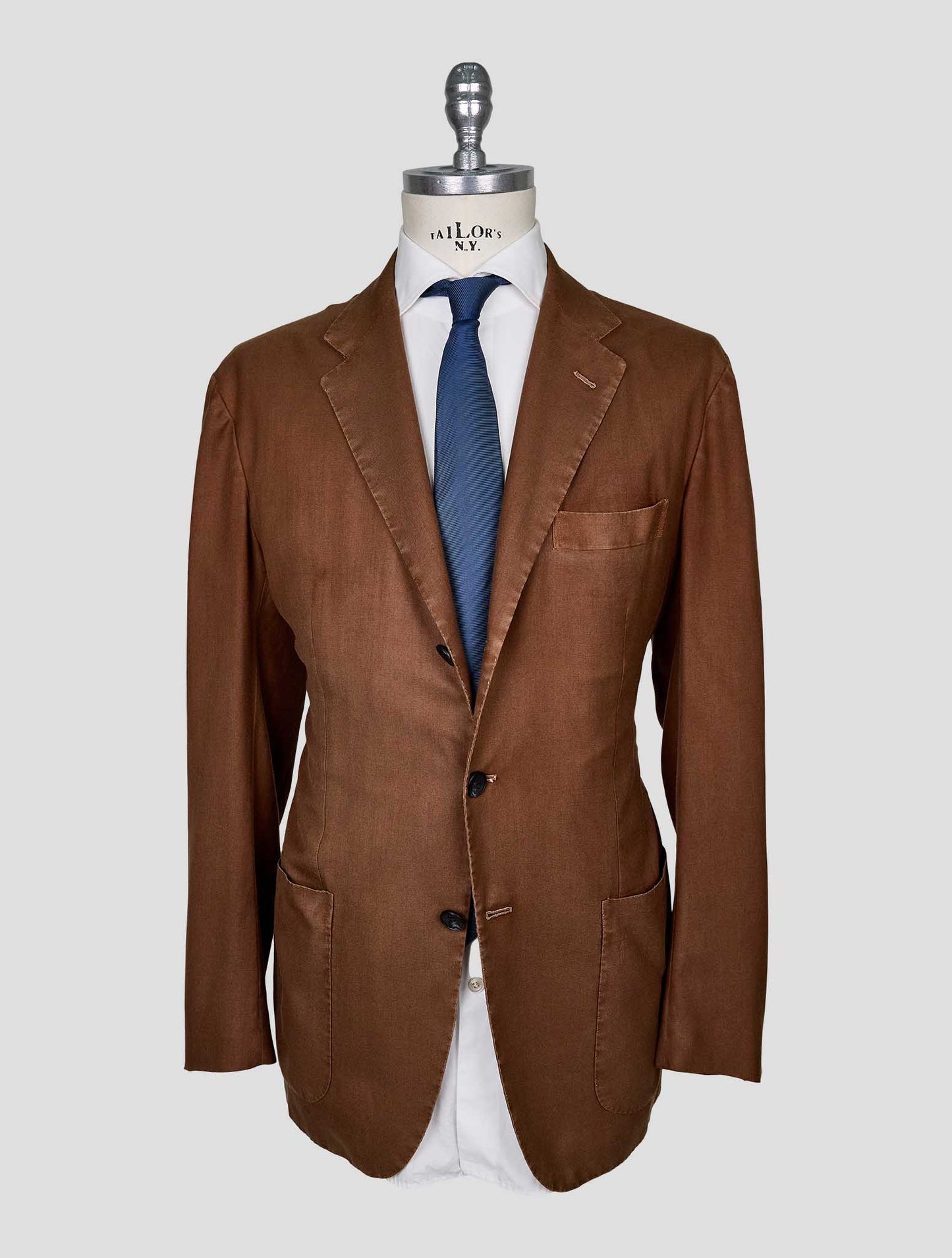 Kiton Brown Cashmere Blazer