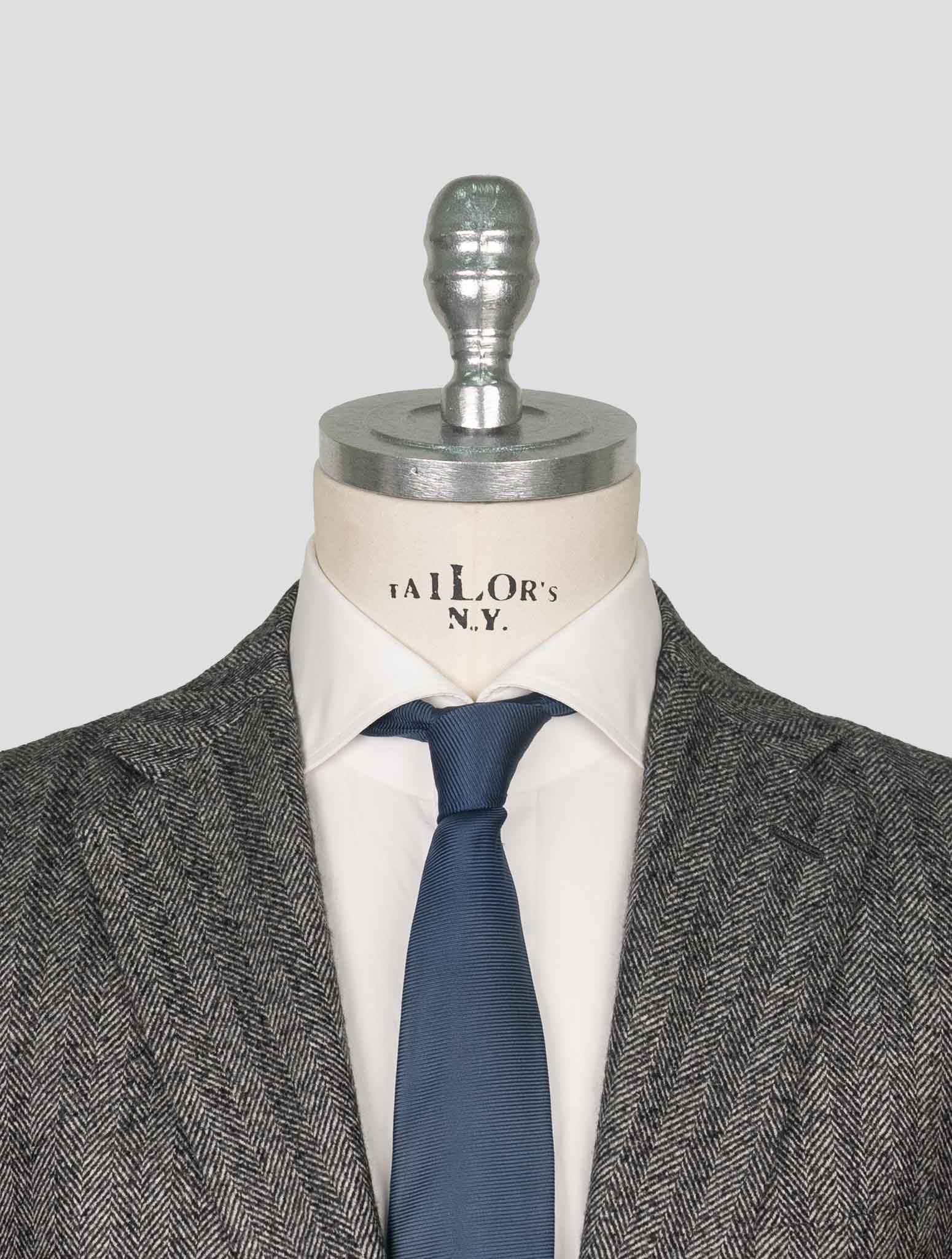 Kiton Gray Cashmere Blazer