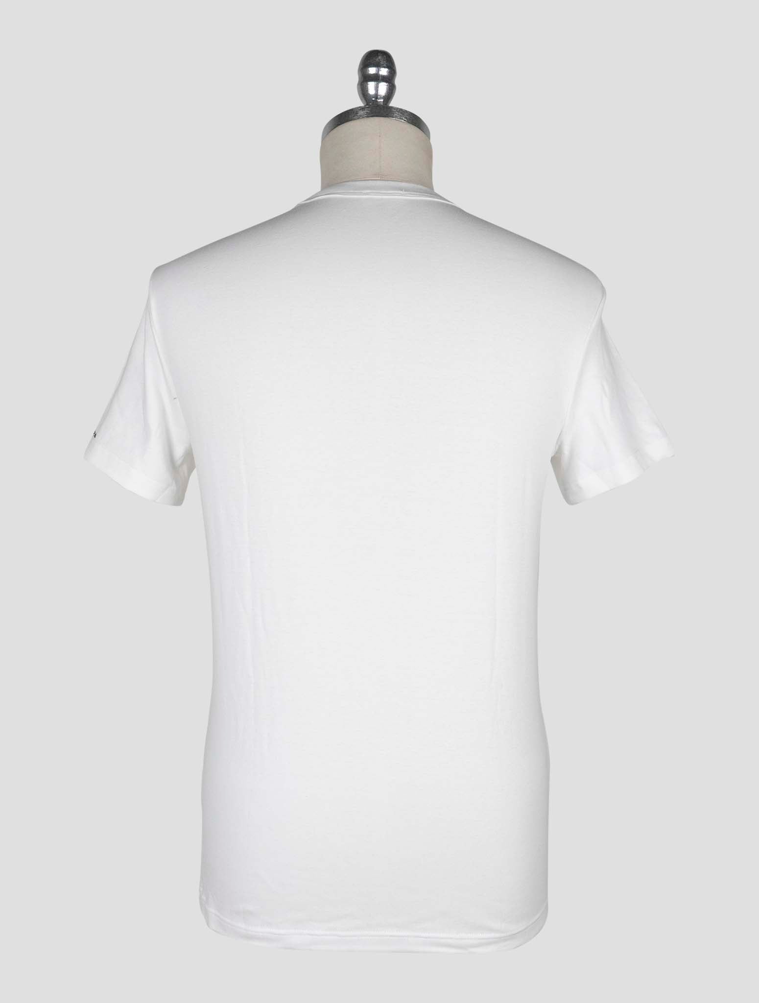 Kiton White Cotton Ea Underwear Shirt