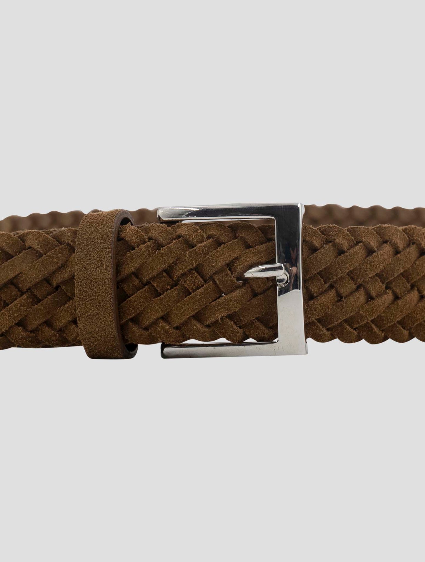 Kiton Brown Leather  Belt