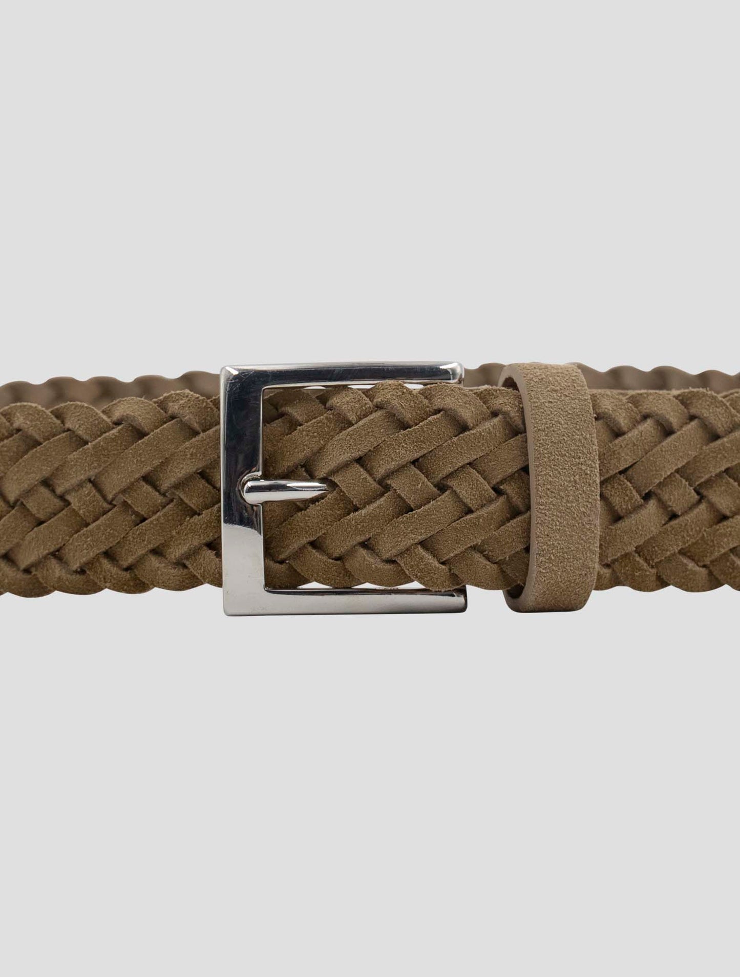Kiton Brown Leather  Belt