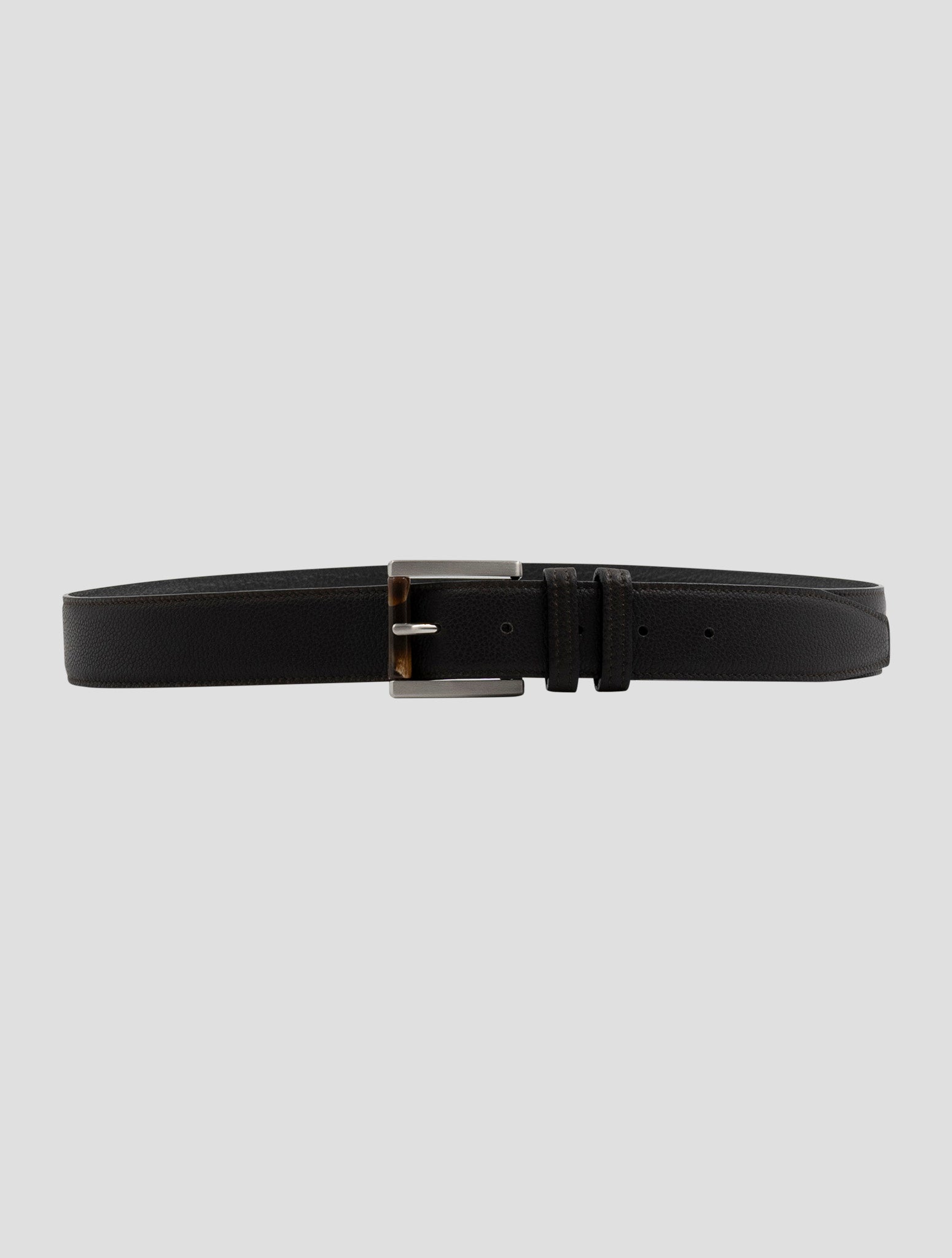 Kiton Brown Leather Belt