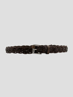 Kiton Brown Leather Belt