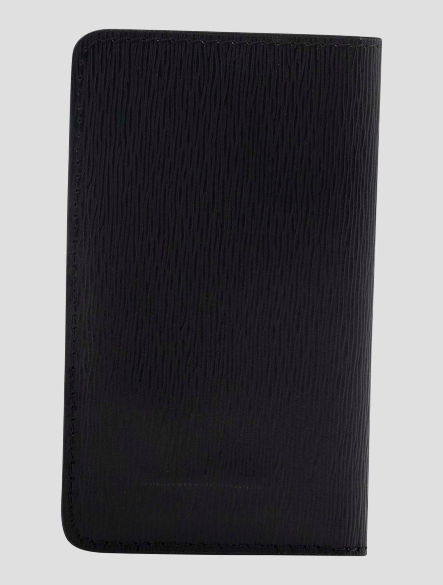 Kiton Black Leather Wallet