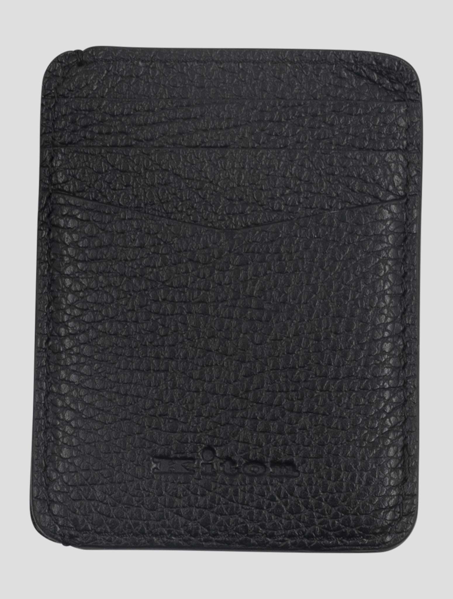 Kiton Black Leather Wallet