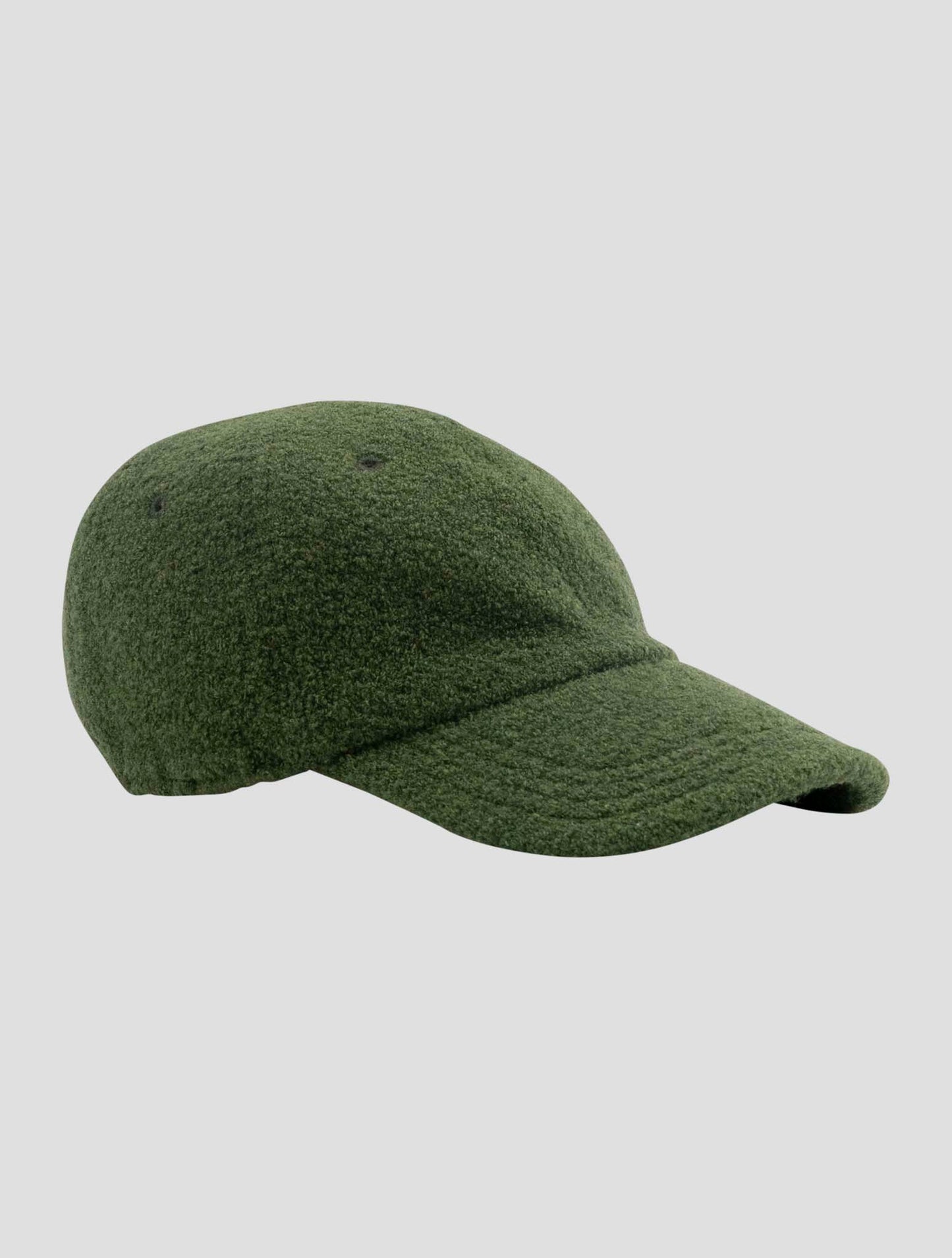 Kiton Green Wool Baseball Cap