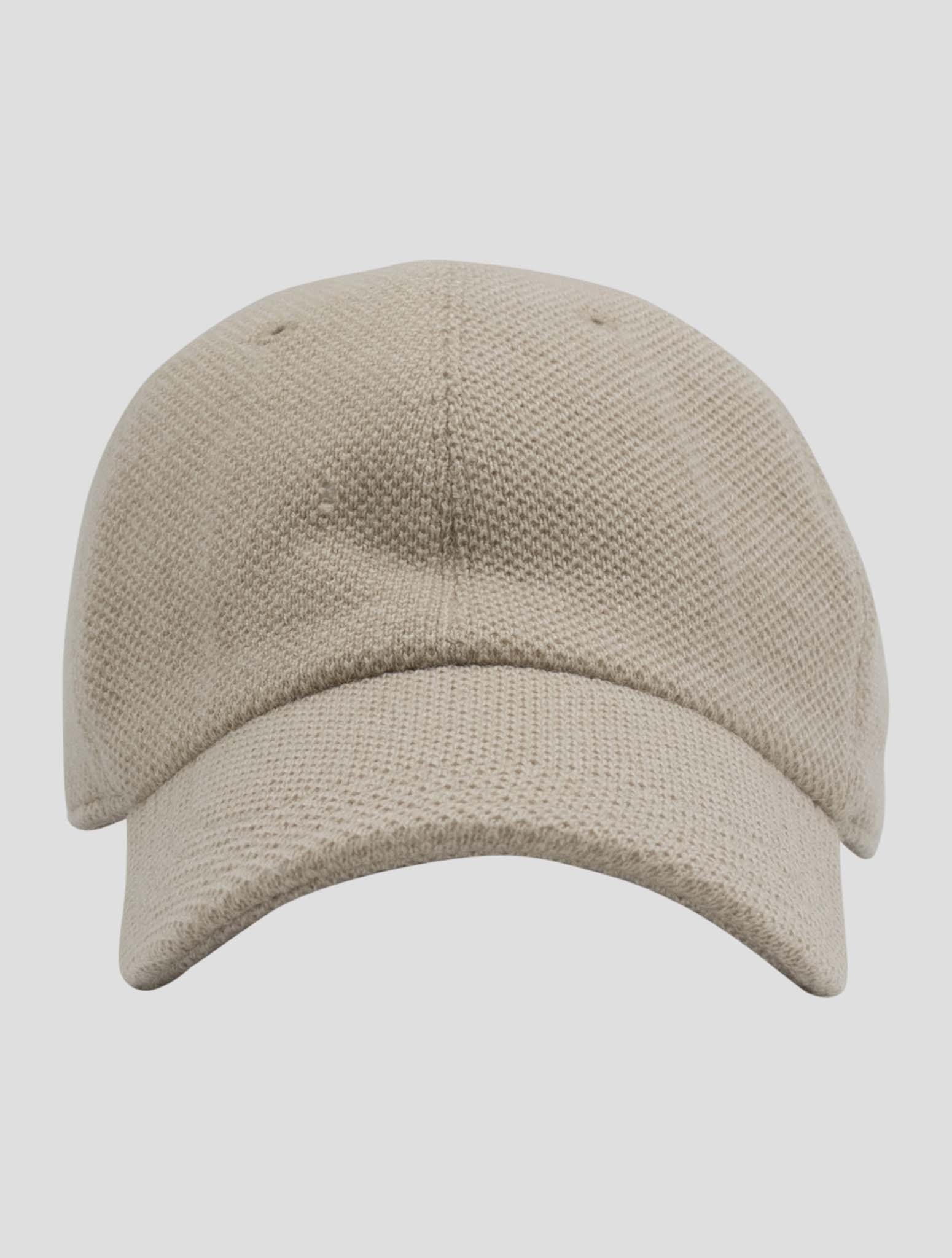 Kiton Beige Cashmere Baseball Cap