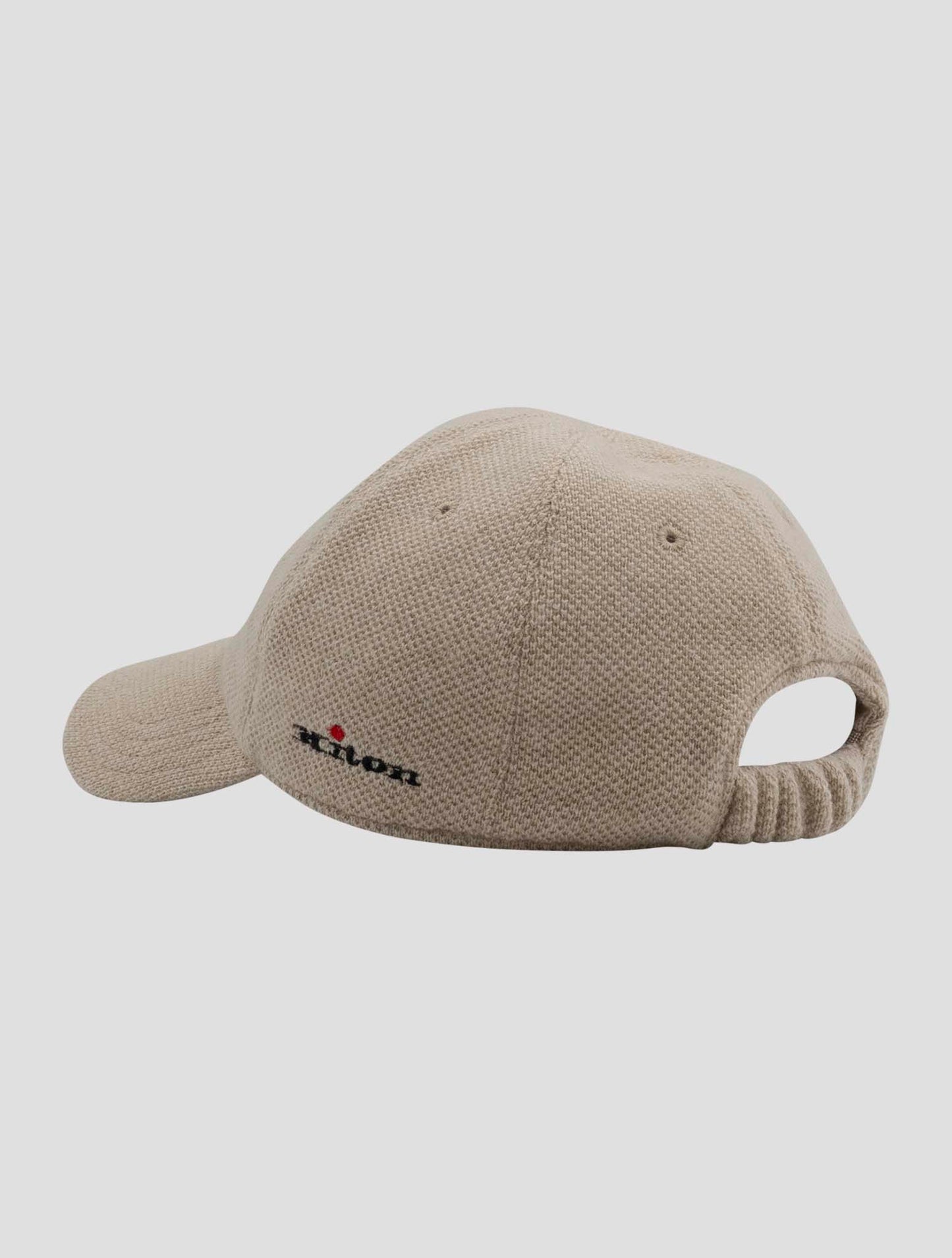 Kiton Beige Cashmere Baseball Cap
