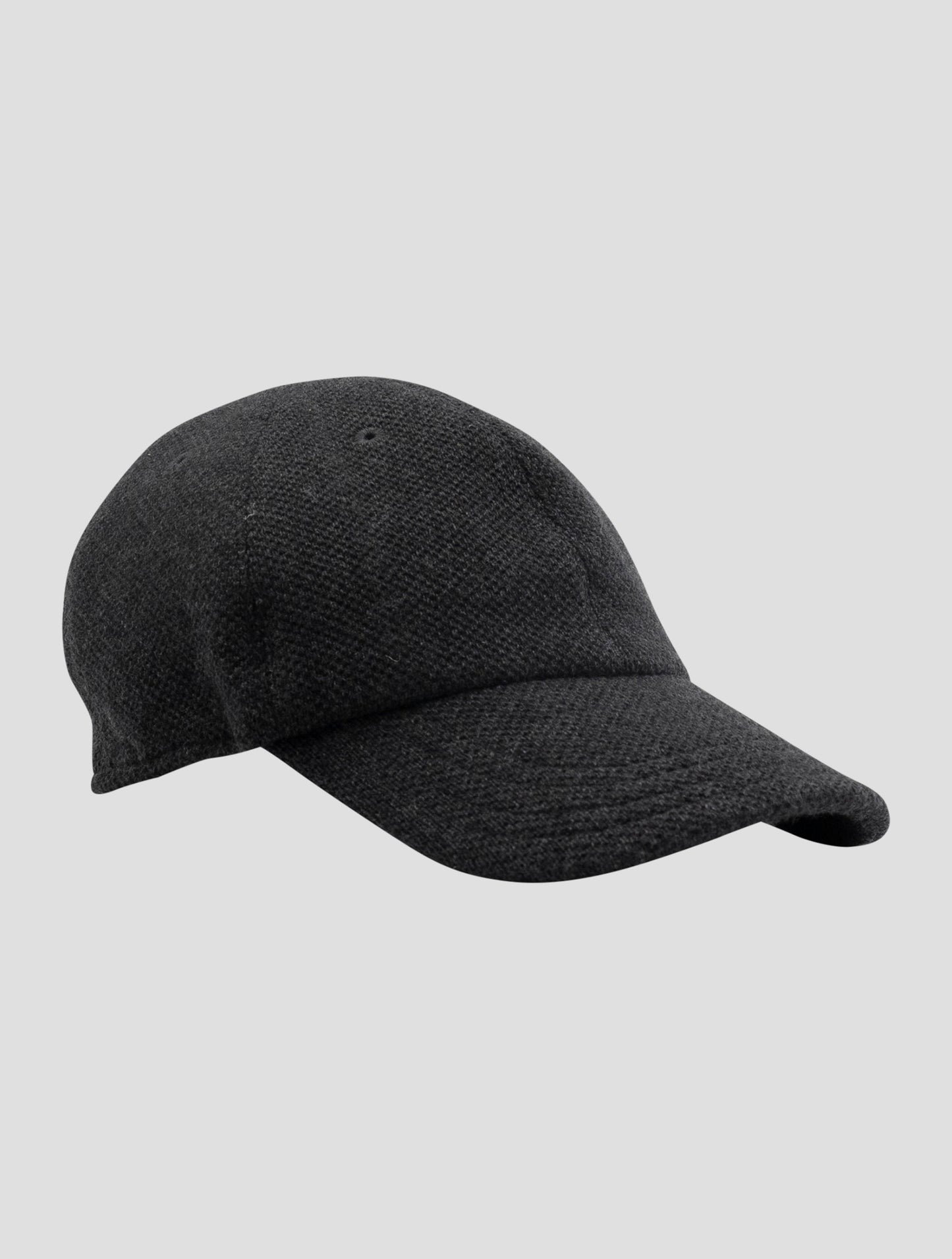 Kiton Gray Cashmere Baseball Cap